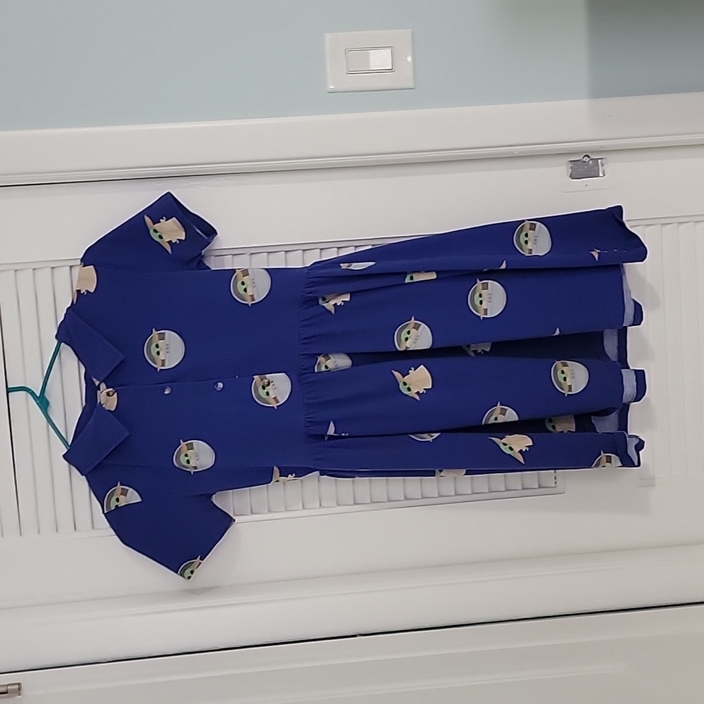 S/P Starwars baby yoda dress